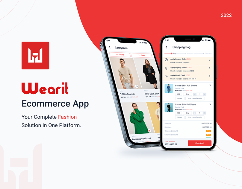 Wearit – Ecommerce Mobile App